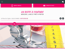 Tablet Screenshot of la-boite-a-couture-chambly.com